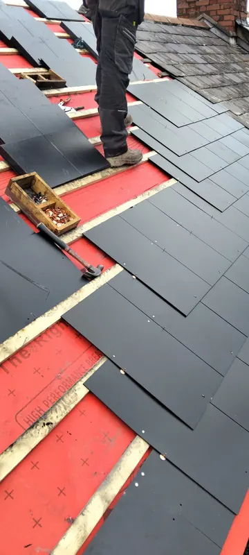 Slating over breathable felt, Delta Roofing