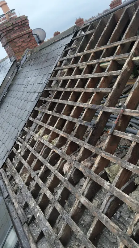 Stripped back to the rafters, Delta Roofing