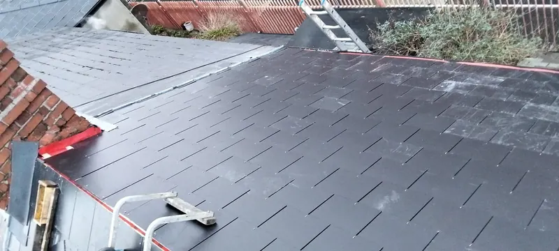 New natural slate, finished, Delta Roofing