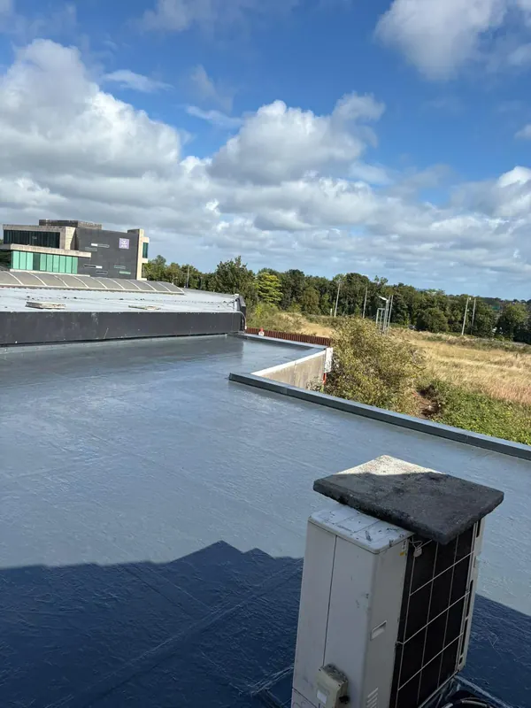 New GRP flat roof, Delta Roofing
