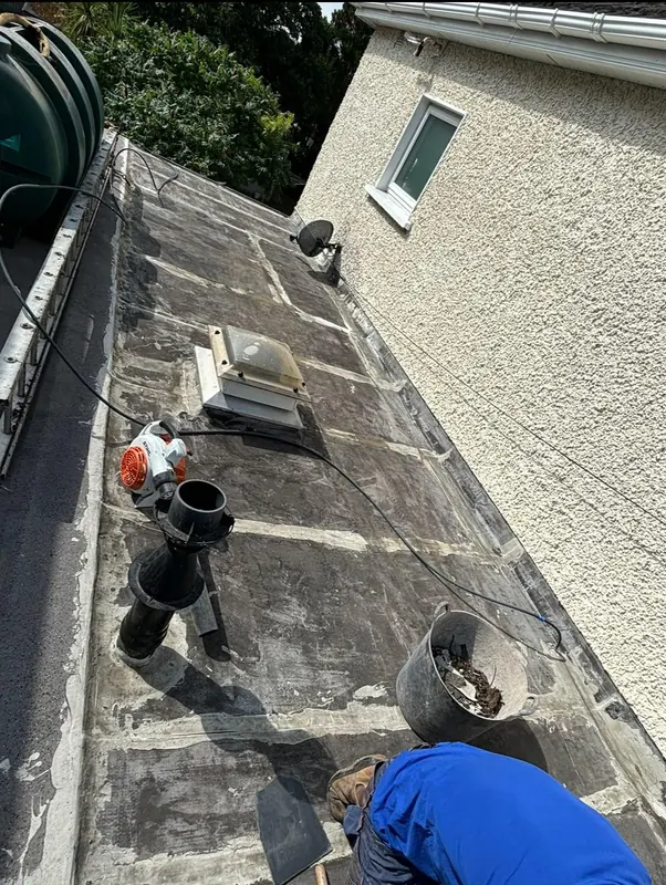 Felt roof, outlets and upstands, Delta Roofing