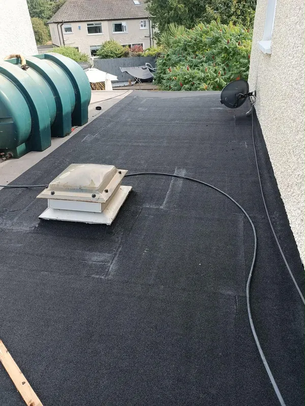 Torch-on felt with a rooflight, Delta Roofing
