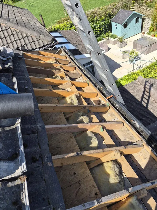 Rotten battens exposed, Delta Roofing