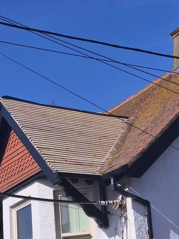 Tile roof on a period house, Delta Roofing