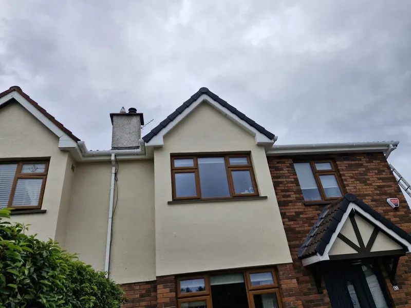 uPVC dry verge on a pair of semis, Delta Roofing